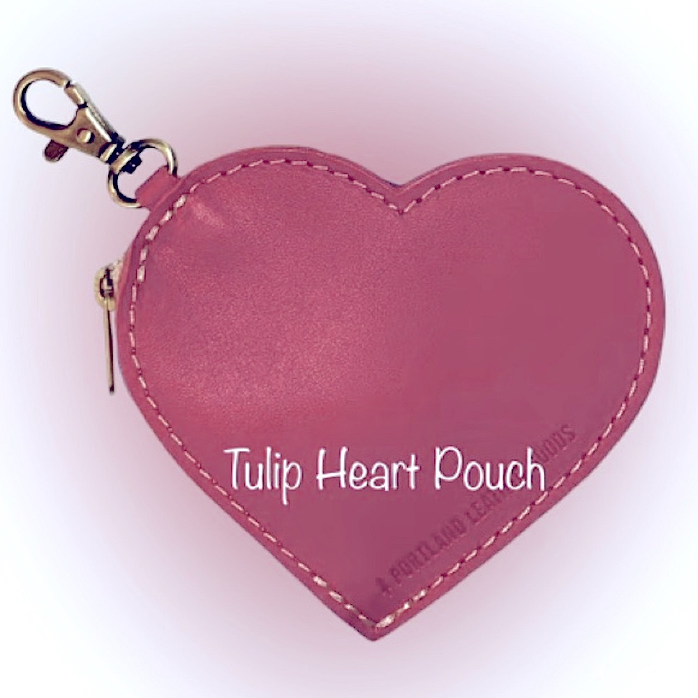 ❌ SOLD ❌ 🌷BNNU PLG Tulip Heart Keychain Pouch